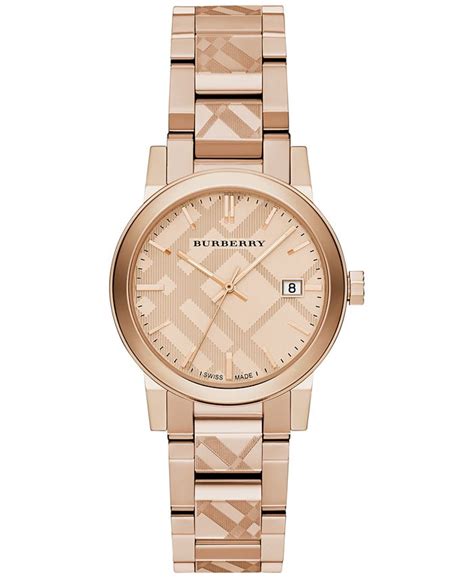 Burberry Women's Swiss Rose Gold Ion